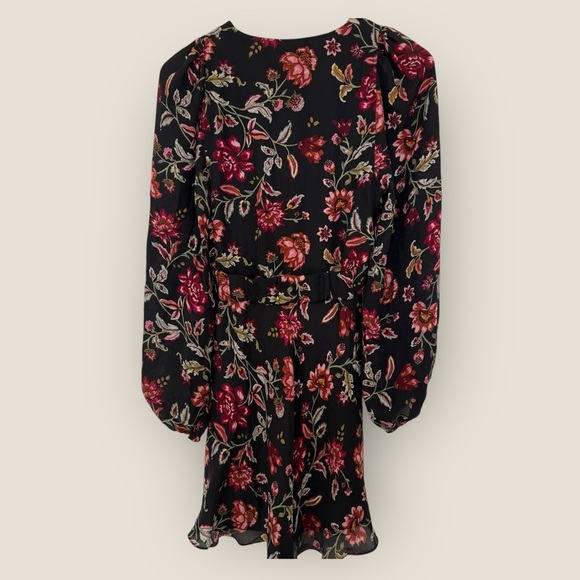 A.L.C. | Floral Wrap Mini Dress | Size 4 - Picture 4 of 10